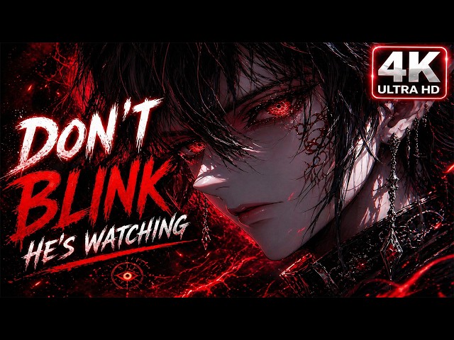 Red Eyed Dracula Anime Live Wallpaper Dark Aesthetic 4K Loop for PC