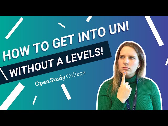 Access to Higher Education | How to get into uni WITHOUT A Levels!