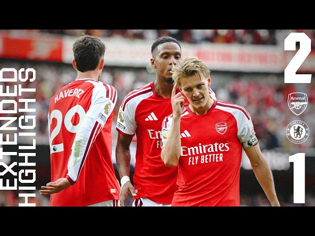 ANOTHER WIN VERSUS CHELSEA | EXTENDED HIGHLIGHTS | Arsenal 2-1 Chelsea | Havertz, Odegaard | EPL