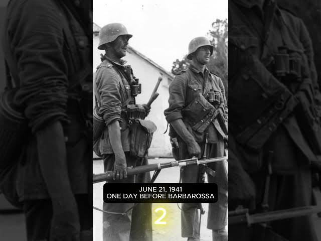 One Day Before Barbarossa, German Infantrymen, 1941 | WWII #colorizedhistory