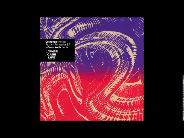Colophon - Pattern Formation