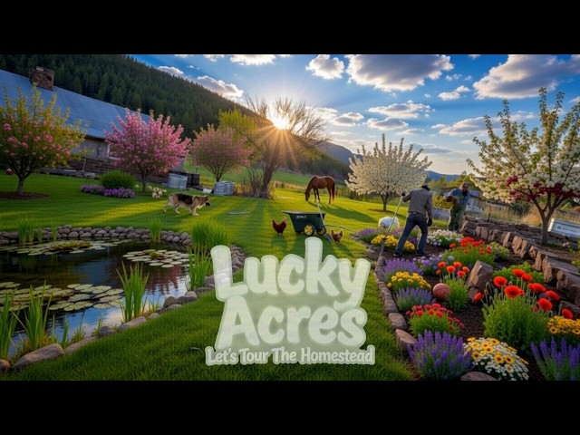 Full Lucky Acres Property Tour! Fruit Trees, Chickens, Thriving Gardens, and Future Homestead Plans
