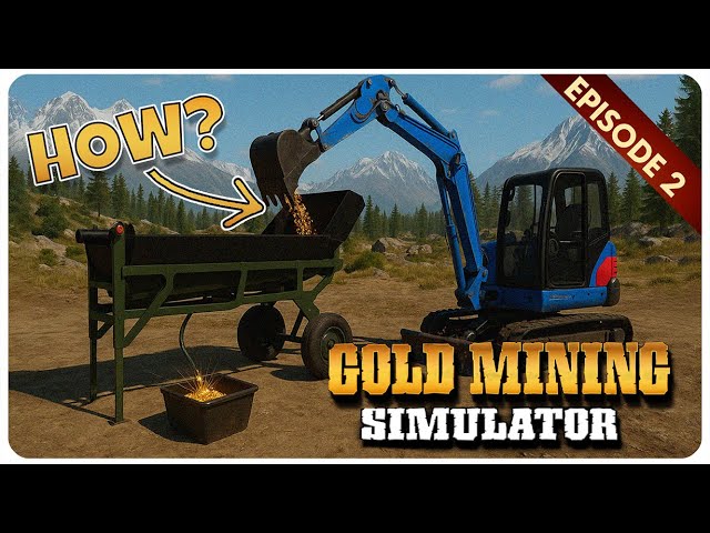 This Tiny Machine Prints Gold?! – Gold Mining Simulator Ep. 2