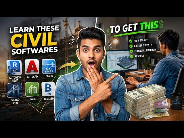 Civil Engineers: Learn These 7 Software to Get Better Jobs & Higher Salary! 🏗️🔥