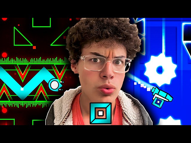 I Played My FIRST Geometry Dash Levels