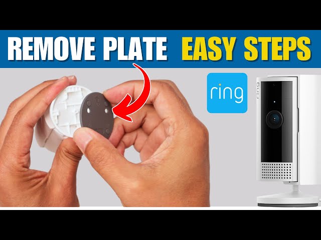 How to Remove Base Plate From Ring Indoor Camera - QUICK VIDEO