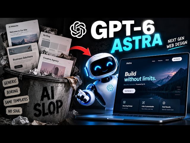 GPT-6 Astra Kills AI Website Slop: Next-Gen AI Web Design Tested! 