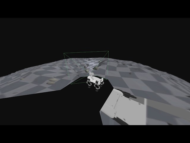 Panoramic photo using Continuity's monocular MastCam, using parallax effect for depth estimation