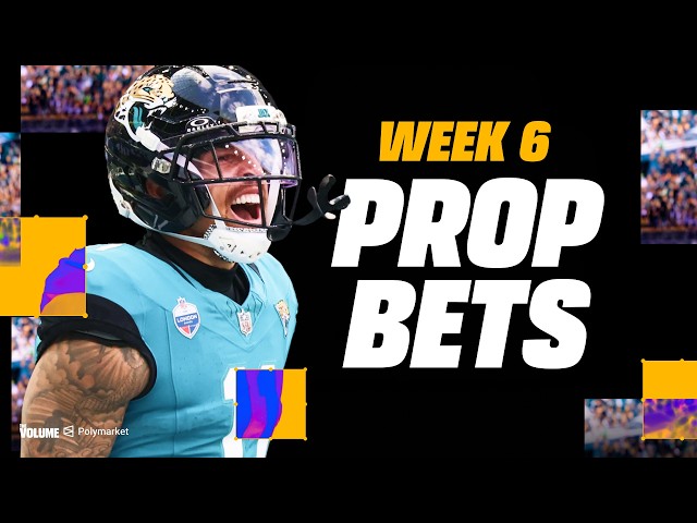 Top 10 NFL Player Props Picks for Week 6 | Prop Bets & TD Scorers (2026)