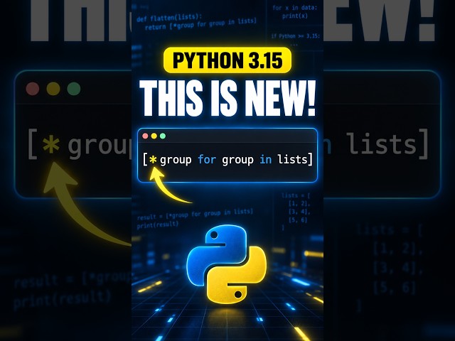 Python 3.15 | The coolest feature! #programming #python