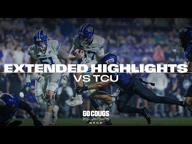BYU vs TCU | FULL GAME HIGHLIGHTS | BYU FOOTBALL