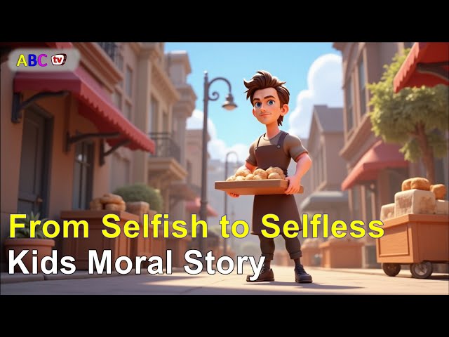 🍞 From Selfish to Selfless | A Kids Moral Story About Generosity, Kindness, and the Joy of Giving💛