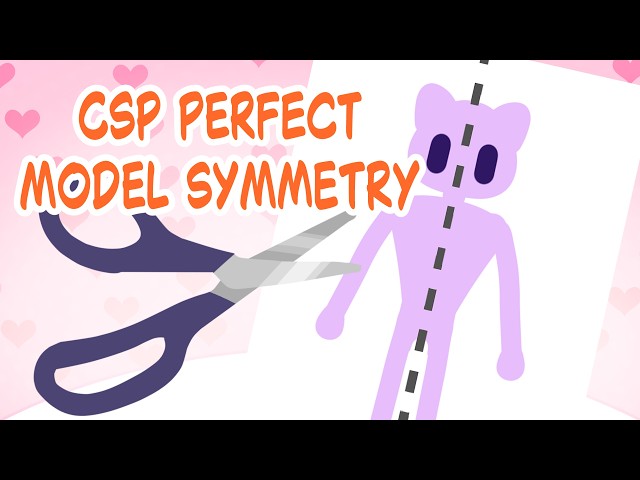 How to Make Symmetrical Vtuber Model Art in Clip Studio Paint