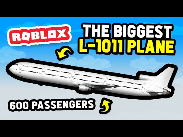 Building The BIGGEST L-1011 PLANE in Cabin Crew Simulator (Roblox)
