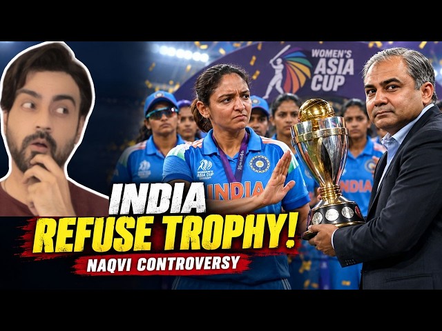 NO TROPHY FROM MOHSIN NAQVI! 😳 Indian team refuses after Asia Cup Win ep 954