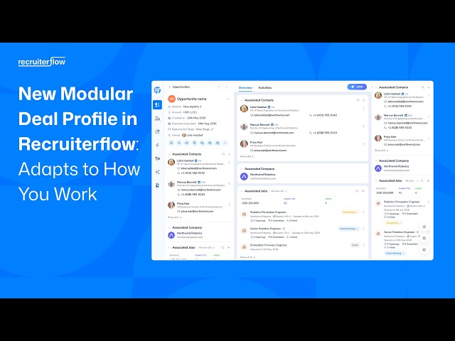 New Modular Deal Profile in Recruiterflow: Built for Every Team