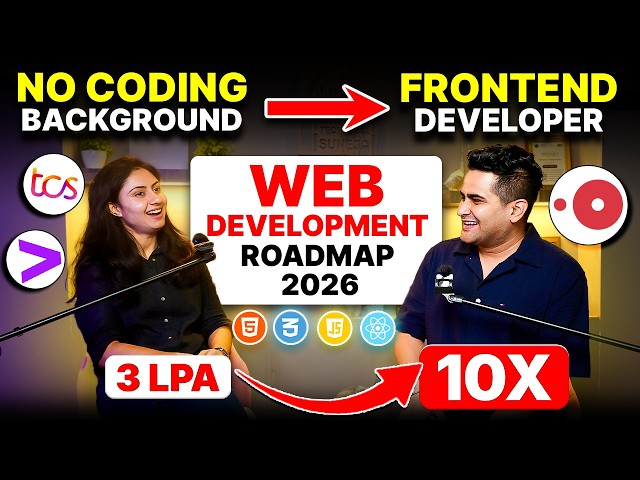 FASTEST Way to Learn Web Development and ACTUALLY Get a Job - Complete Roadmap 2026 🚀
