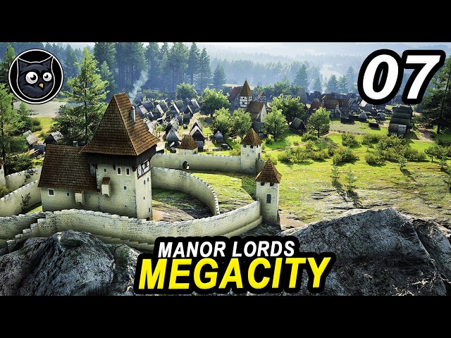 Manor Lords MEGACITY - INVASION | MASSIVE UPDATE and New Map - Citybuilder Part 07