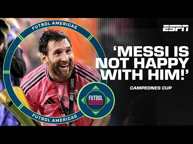 ‘Messi RUNS MLS!’ 😤 Messi’s clashes with MLS commissioner after Campeones Cup win | ESPN FC