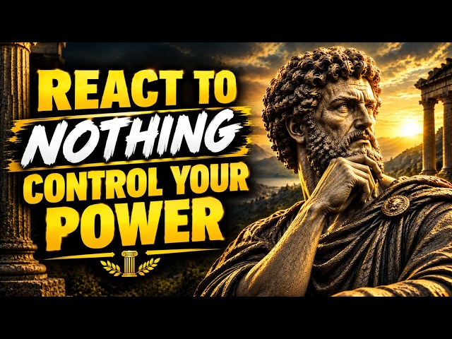 REACT TO NOTHING, CONTROL YOUR POWER | The Stoic Mindset That Makes You Unshakable