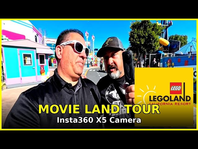 Exploring Movie Land at LegoLand in 360. #legoland #lego #tour