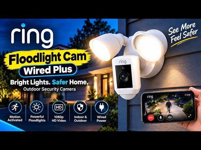 Ring Floodlight Cam Wired Plus Review 🔥 Is This Outdoor Security Camera Worth It?