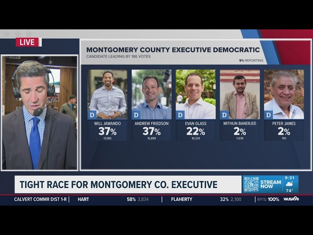 Tight race for Montgomery County Executive Democratic primary continues