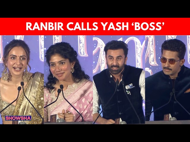 Ranbir Kapoor Wins Hearts With Kannada Speech, Praises Yash At Ramayana Event | WATCH