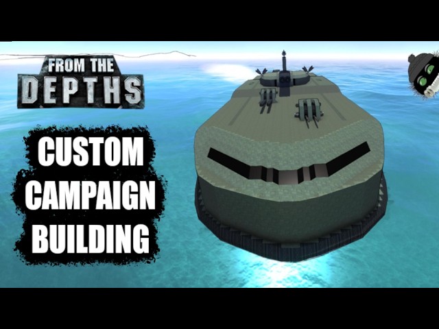 The Ugly Stage Of Building A Godly Craft... 😭 🦭😎 From the Depths Custom Campaign Building