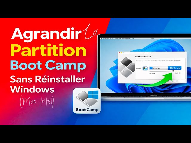 Extend the Boot Camp partition without reinstalling Windows (Intel Mac)