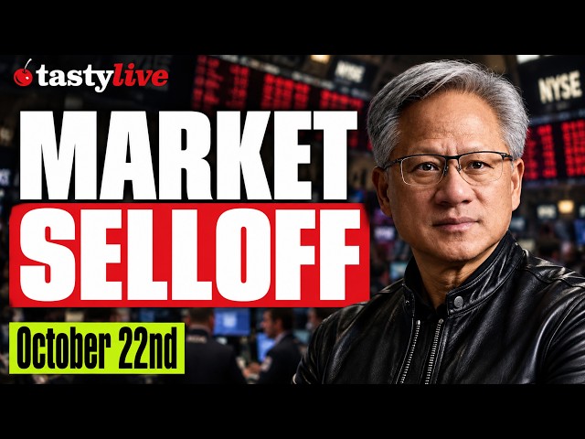 AI SELLOFF: Meta and Tesla Drag Nasdaq -3% as Oil Tops $112 | THURSDAY Oct 22 Live Trading
