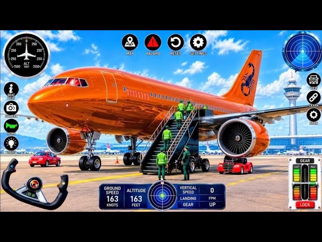 Real Flight Airplane City Pilot Simulator - Plane Boeing Emergency Landing - Android Gameplay