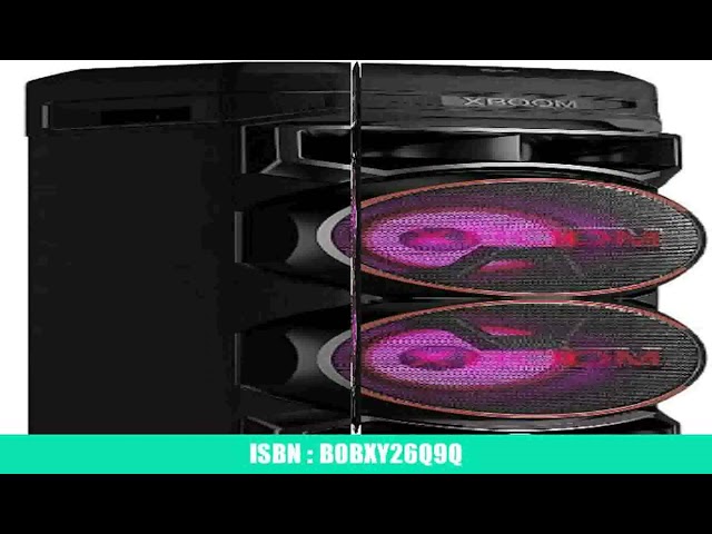 LG XBOOM RNC9, 2-Wege-Soundsystem mit 4 Lautsprechern (Dolby Audio, Karaoke- & DJ-Funktionen,