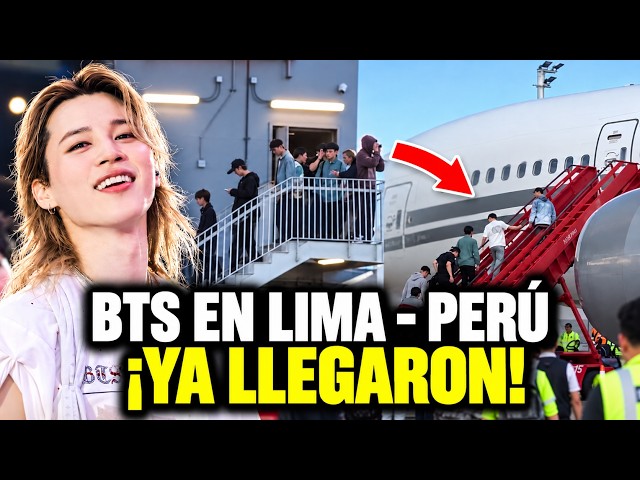 BTS HAS ARRIVED IN PERU: THIS IS HOW THEY WERE RECEIVED, EVERYTHING WENT PERFECTLY!