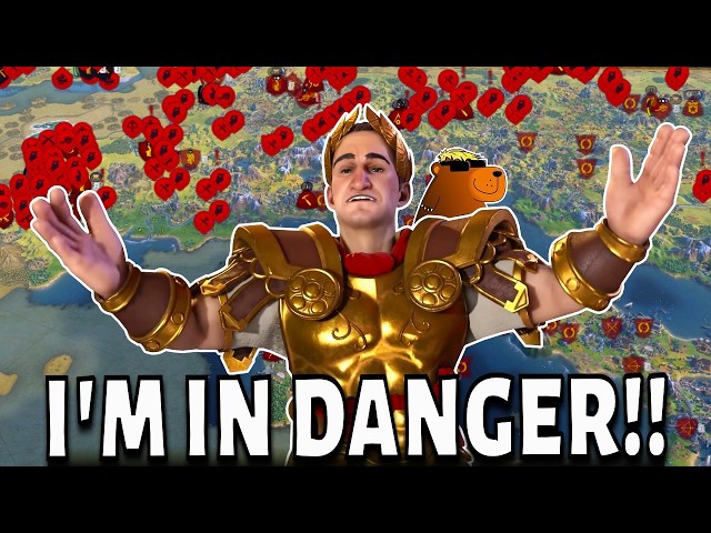 Max Quantity Barbarians: I've Finally Gone Too Far!!! (TSL Rome Deity Civ 6)