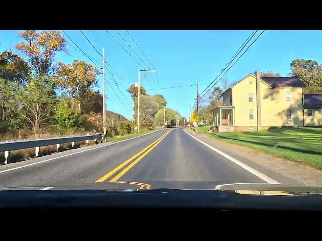 Driving from Lewistown to Lewisburg, PA (10/22/2026)