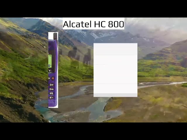 Alcatel HC 800 full specs. Alcatel's first phone. Released in 1997