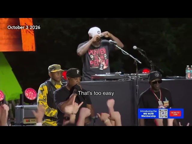 Public Enemy’s Chuck D at Power to the People Festival —Freedom for Palestine & Haiti