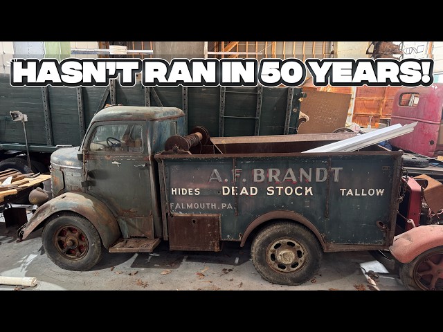 Will It Run?? 1941 Dimond T Cab Over!