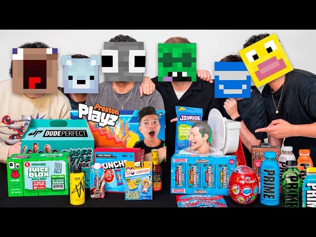 Trying EVERY YouTuber Product...