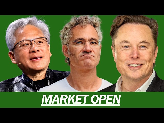 NVIDIA AND THE S&P HITS AN ALL TIME HIGH, BOND YIELDS DOWN, OIL DOWN | MARKET OPEN