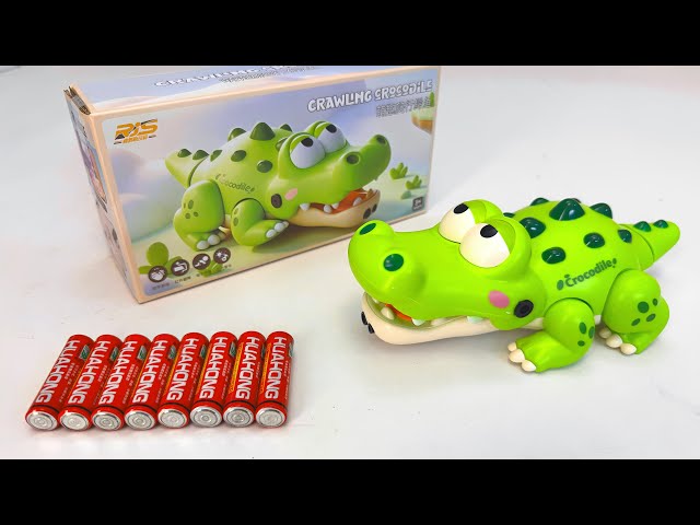 Unboxing Electric Crawling Crocodile, Snail, New Energy Remote Control Police Car, RC Racing Car