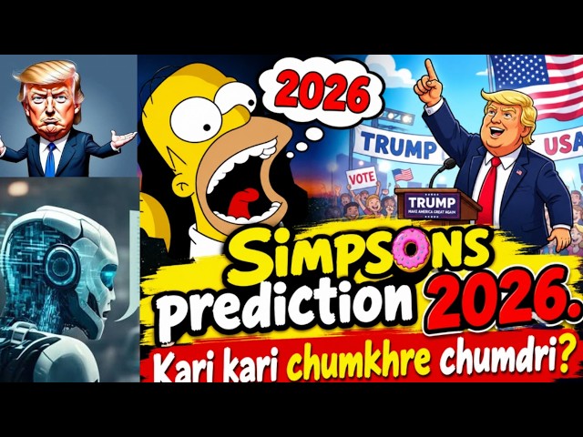 The Simpsons prediction 2026 | Kar kari chumkhre Chumdri, mityeng ama