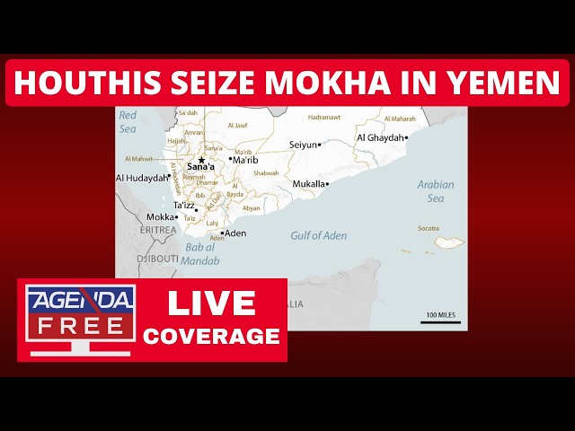 Houthis Seize Mokha in Yemen Near Bab al-Mandab Strait - LIVE Breaking News Coverage