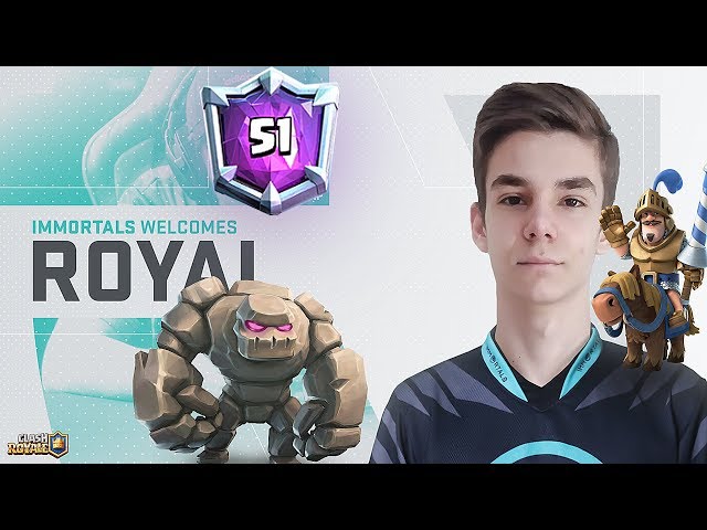 IMT Royal皇家 Golem beatdown 6500+ Live ladder Push Clash royale