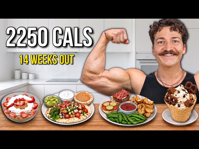 Full Day of Eating to get SHREDDED as a Natural Bodybuilder