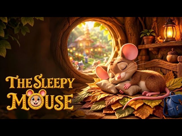 The Sleepy Mouse 🐭💤 | English Moral Stories for Kids | Bedtime Stories 🌙✨