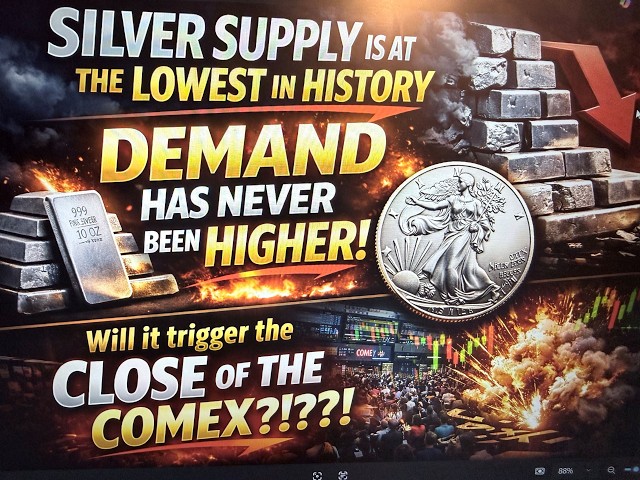Silver supply is at the lowest in History  Will it trigger the close of the COMEX?!?!