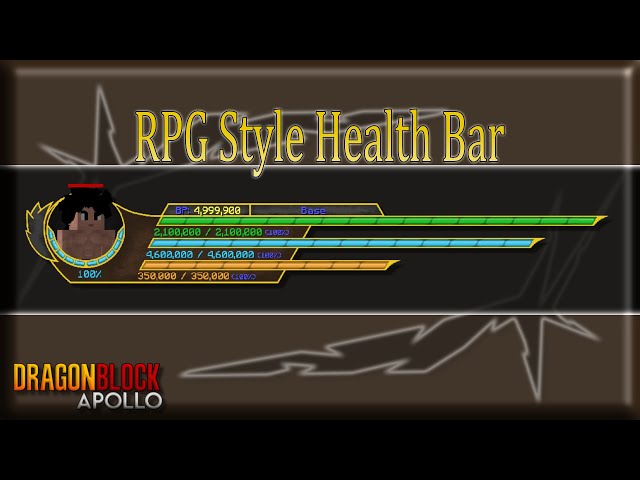 RPG Style Health Bar [Dragon Block Apollo]