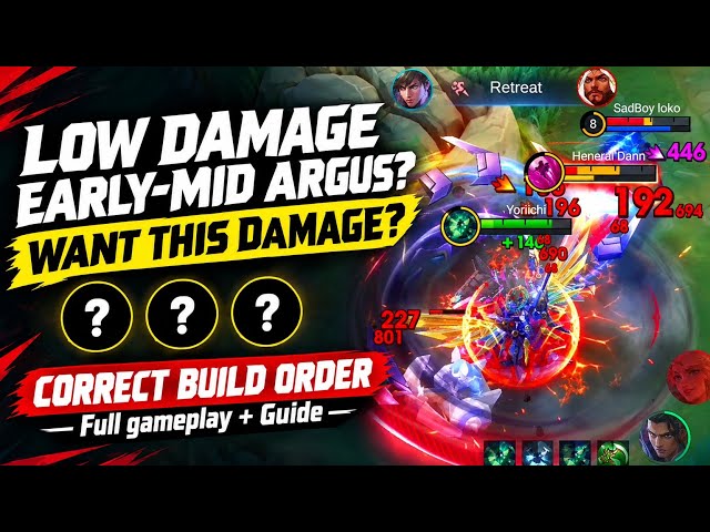 NEW Argus Item Build Order Explained | Complete Guide + Full Gameplay | BY GLOBAL Argus 🔥